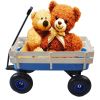 Outdoor&nbsp;Wagon&nbsp;All&nbsp;Terrain&nbsp;Pulling&nbsp;w/Wood&nbsp;Railing&nbsp;Air&nbsp;Tires&nbsp;Children&nbsp;Kid&nbsp;Garden