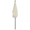 Garden Parasol with Pole 82.7"x55.1" Sand