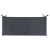 Garden Bench Cushion Anthracite 47.2"x19.7"x1.2"