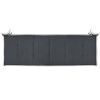 Garden Bench Cushion Anthracite 59.1"x19.7"x1.2"