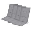 Garden Chair Cushions 4 pcs Gray 47.2"x19.7"x1.2"