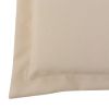 Garden Bench Cushion Cream 39.4"x19.7"x1.2"