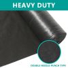 5oz 4*250ft Polyethylene Double Layer Weeding Cloth Black