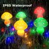 Multi-Color Solar Mushroom Light for Outdoor Garden; Patio; Courtyard - LED Flowers perfect for Christmas & Holiday Decor