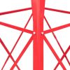 8FT Weather Resistant Yard Garden Windmill Red