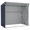 Wall-mounted Garden Shed Anthracite 46.5"x76.4"x70.1" Steel