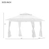 Gazebo Canopy Soft Top Outdoor Patio Gazebo Tent Garden Canopy for Your Yard; Patio; Garden; Outdoor or Party