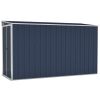 Wall-mounted Garden Shed Anthracite 46.5"x113.4"x70.1" Steel