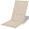 Garden Chair Cushions 4 pcs Cream 47.2"x19.7"x1.2"