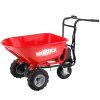 RedRock Wheelbarrow Utility Cart Electric Powered Cart 48V28Ah; 500W ; Capacity 500lbs (230kg) ; Material Debris Hauler ; 1000lbs Towing