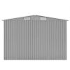 Garden Shed 101.2"x154.3"x71.3" Metal Gray