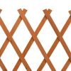 Garden Trellis Fence Orange 47.2"x23.6" Solid Firwood