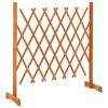 Garden Trellis Fence Orange 47.2"x35.4" Solid Firwood