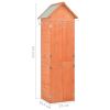 Garden Storage Shed 28"x23.6"x83.9" Wood