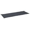 Garden Bench Cushion Anthracite 59.1"x19.7"x1.2"