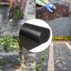 5oz 4*250ft Polyethylene Double Layer Weeding Cloth Black