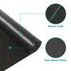 5oz 4*250ft Polyethylene Double Layer Weeding Cloth Black