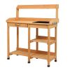 Garden Workbench With Drawers And Sink YJ