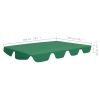 Replacement Canopy for Garden Swing Green 74"/66.1"x43.3"/57.1"