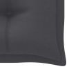 Garden Bench Cushion Anthracite 78.7"x19.7"x2.8" Fabric