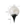 Solar Garden Light Cracked Glass Ball Lamps Outdoor Solar Courtyard Lights Waterproof Solar Lamp Balcony Yard Villa Street Decor