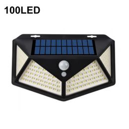 Solar Led Light Outdoor Solar Wall Light Outdoor Sensor Light Solar Led Lamp Outdoor Solar Panel Light With Motion Sensor Garden (Emitting Color: Basic No COB)