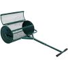 Peat Moss Spreader 24inch; Compost Spreader Metal Mesh; T shaped Handle for planting seeding; Lawn and Garden Care Manure Spreaders Roller