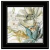 "Sea glass Garden II" By JG Studios; Ready to Hang Framed Print; Black Frame