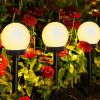 2/4/8pcs Led Solar Garden Light Solar Lamp Outdoor Waterproof Lawn Light Pathway Landscape Lamp For Home Yard Driveway Lawn Park