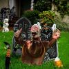 Halloween Scary Doll Horror Decoration To Insert Large Swing Ghost New Voice Control Decoration Outdoor Home Garden Scary Props