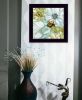 "Sea glass Garden I" By JG Studios; Ready to Hang Framed Print; Black Frame