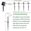 LED Outdoor Solar Garden Lights Waterproof Mushroom String Lawn Lamps Cute Fairy Light Landscape Lamp Path Yard Lawn Patio Decor