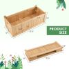 Backyard Wooden Planter Box Folding Raised Garden Plant Container