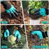 Waterproof Garden Gloves With Claws For Yard Work